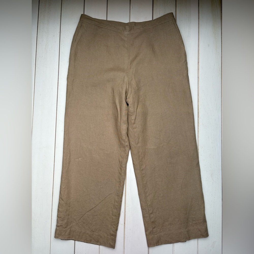 High Rise Irish Linen Pants - Picture 7 of 11